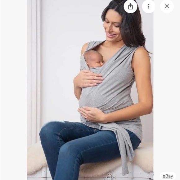 Seraphine skin to skin sleeveless top in blue size M - Picture 2 of 3